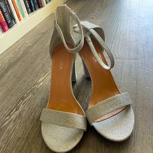Top Moda Silver Heels